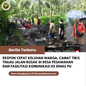 ‎Respon Cepat Camat Tiris Baru, Tinjau Jalan Rusak Desa Pesawahan Usai Aksi Gotong Royong Warga Viral