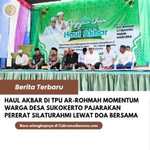 ‎Kekompakan Warga Sukokerto, Gelar Tahlil Akbar di Pemakaman Umum Ar Rohmah.