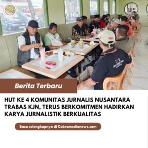 ‎Peringati HUT ke 4, TRABAS KJN Perkuat Sinergi Insan Pers dan Masyarakat